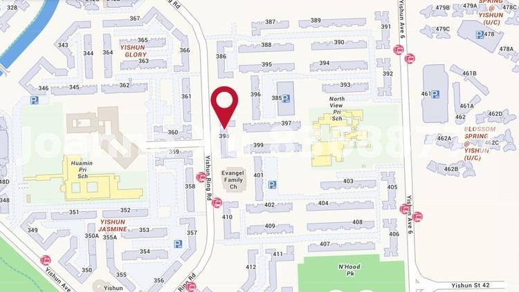 Blk 398 Yishun Ring Road (Yishun), HDB 5 Rooms #160551512